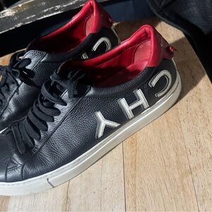 Men Black and Red Sneakers